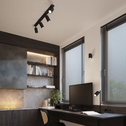 Spotlámpa KARBON 4xGU10/10W/230V fekete