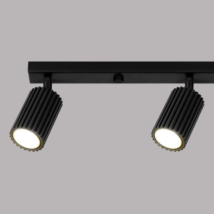 Spotlámpa KARBON 4xGU10/10W/230V fekete