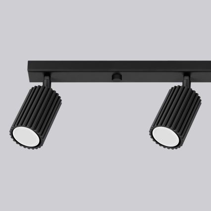 Spotlámpa KARBON 4xGU10/10W/230V fekete