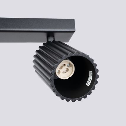Spotlámpa KARBON 4xGU10/10W/230V fekete