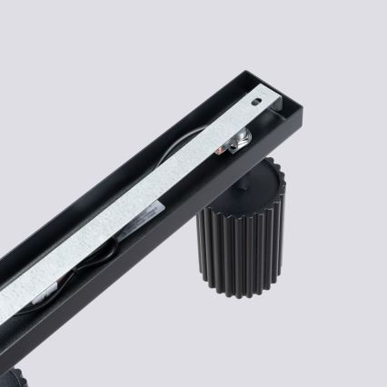 Spotlámpa KARBON 4xGU10/10W/230V fekete