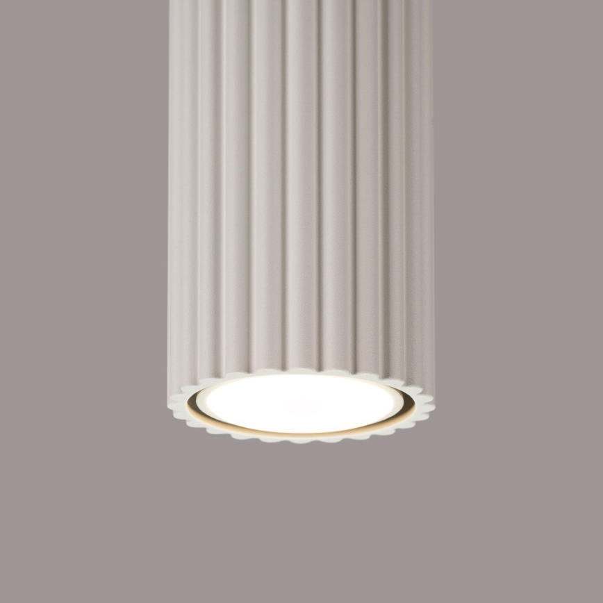 Spotlámpa KARBON 1xGU10/10W/230V 20 cm krémes