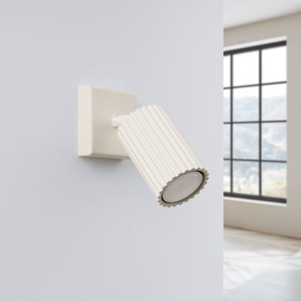 Fali spotlámpa KARBON 1xGU10/10W/230V krémes