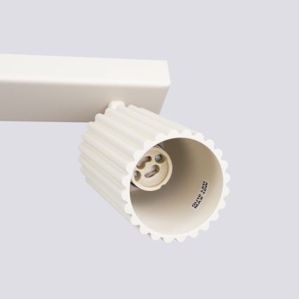 Spotlámpa KARBON 6xGU10/10W/230V krémes