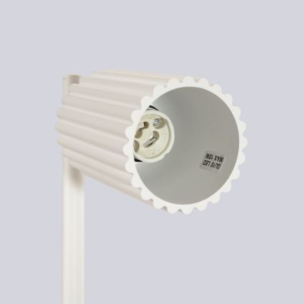 Asztali lámpa KARBON 1xGU10/10W/230V krémes