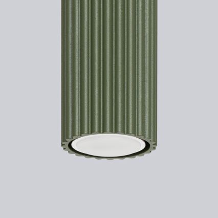 Spotlámpa KARBON 1xGU10/10W/230V 40 cm zöld