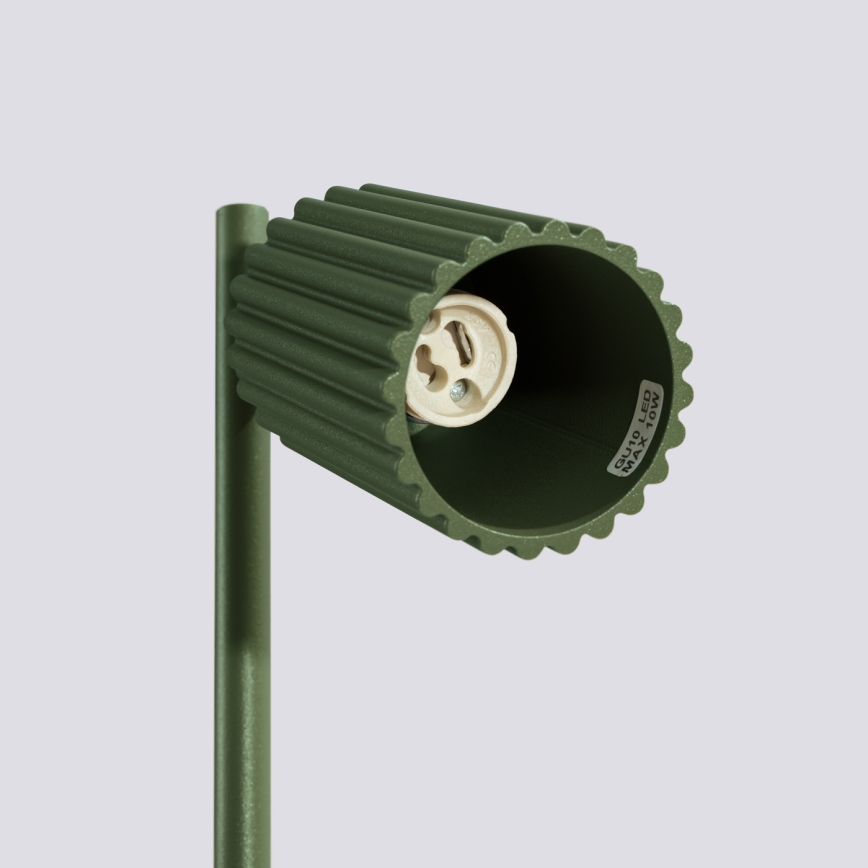 Asztali lámpa KARBON 1xGU10/10W/230V zöld