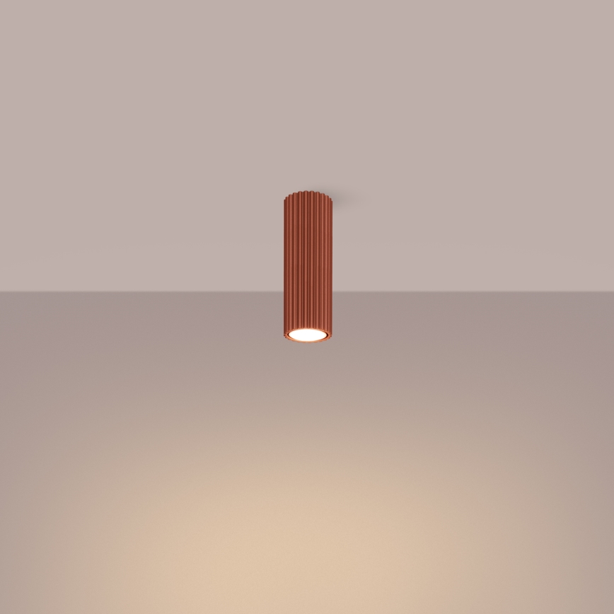 spotlámpa KARBON 1xGU10/10W/230V 20 cm piros