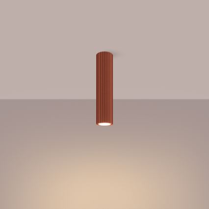 Spotlámpa KARBON 1xGU10/10W/230V 30 cm piros