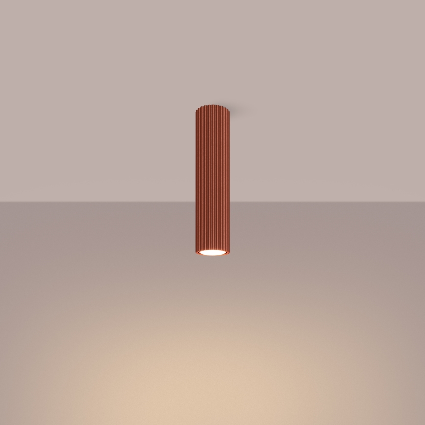 Spotlámpa KARBON 1xGU10/10W/230V 30 cm piros