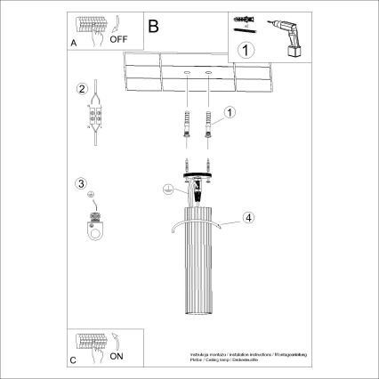 Spotlámpa KARBON 1xGU10/10W/230V 30 cm piros