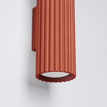 Fali lámpa KARBON 2xGU10/10W/230V piros