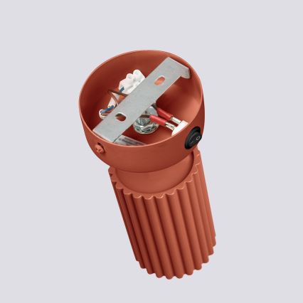 Fali spotlámpa KARBON 1xGU10/10W/230V piros