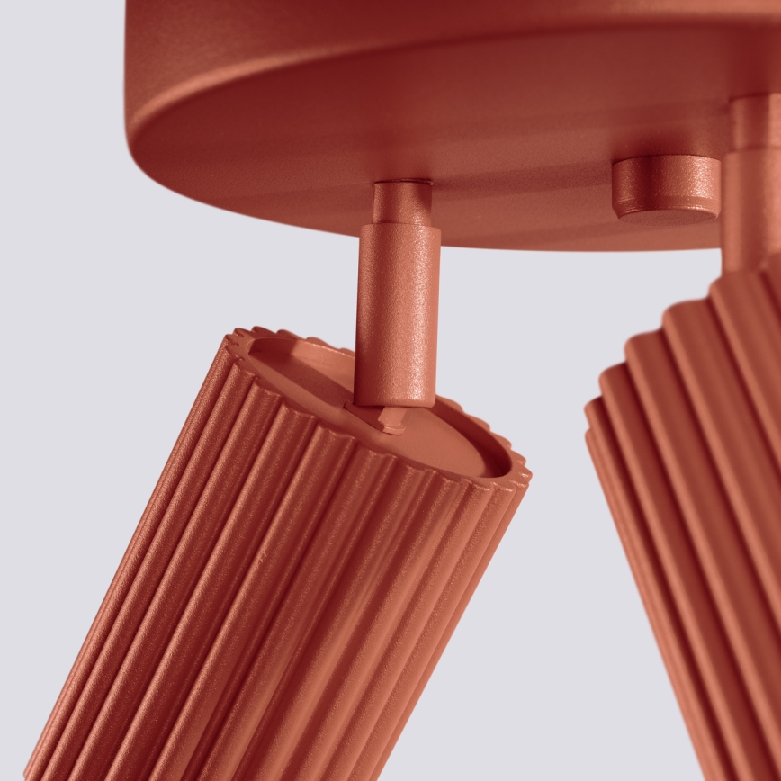 Spotlámpa KARBON 3xGU10/10W/230V piros