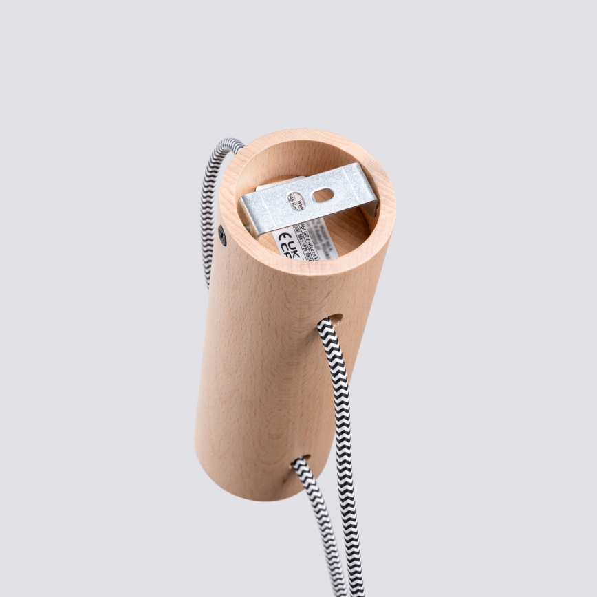 Fali lámpa NIMBI 1xE27/15W/230V bükkfa