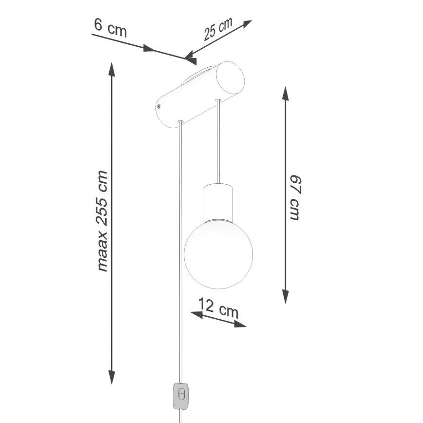 Fali lámpa NIBMI 1xG9/8W/230V bükkfa