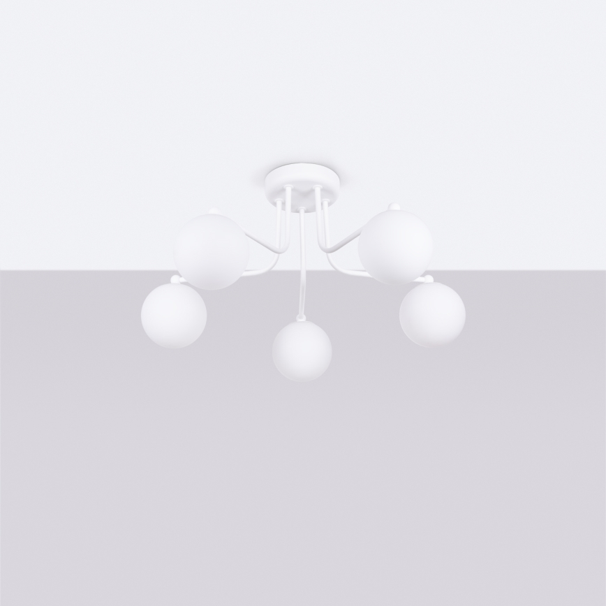 Csillár rúdon ASTRAL 5xG9/8W/230V fehér