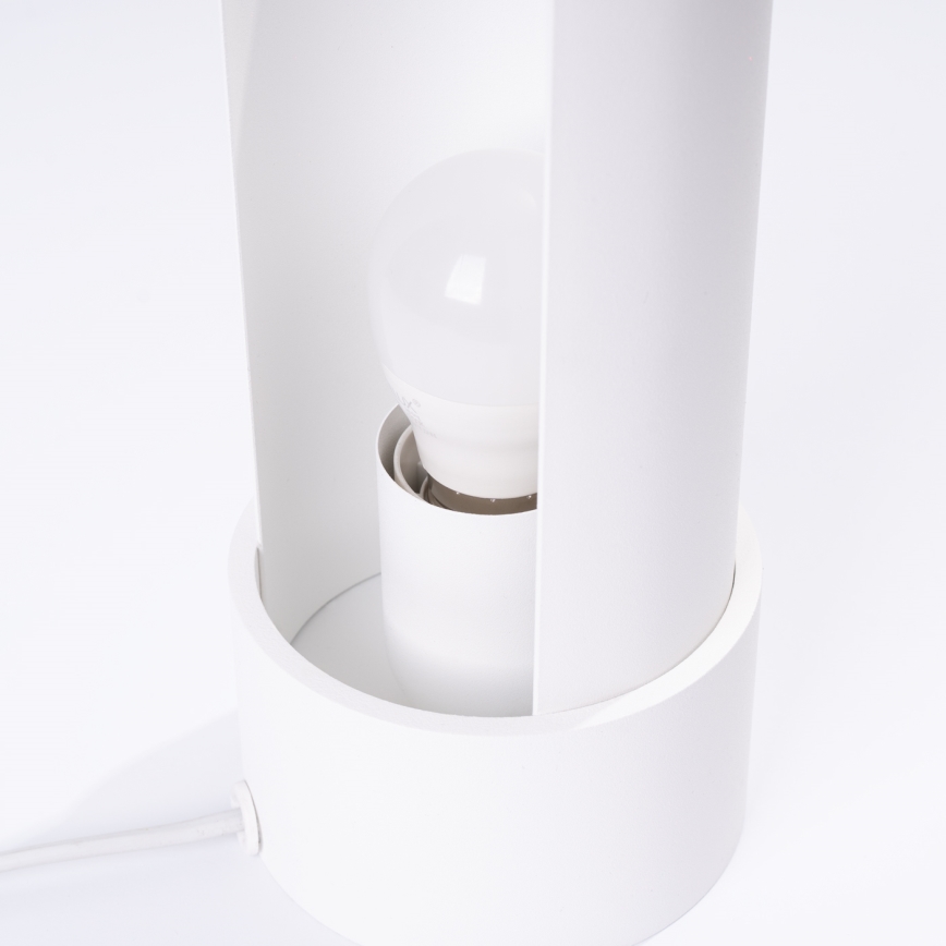 Asztali lámpa FLASH 1xE27/15W/230V fehér