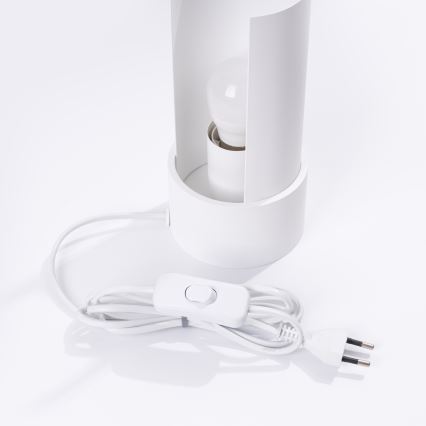 Asztali lámpa FLASH 1xE27/15W/230V fehér