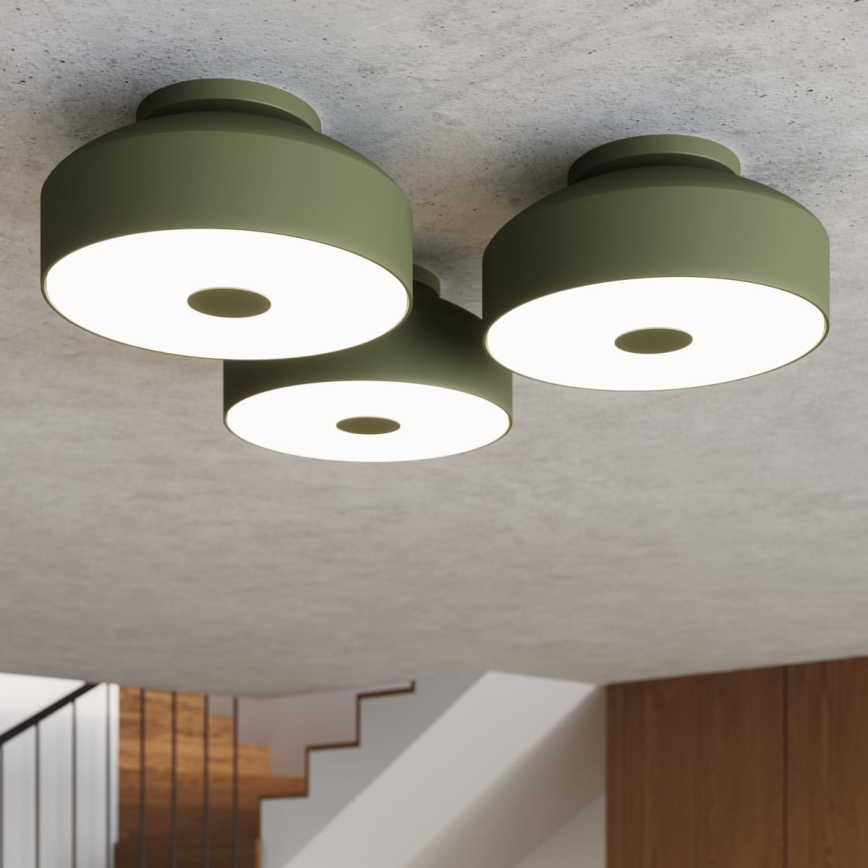 OMIQ mennyezeti lámpatest 4xE27/15W/230V átm. 30 cm zöld