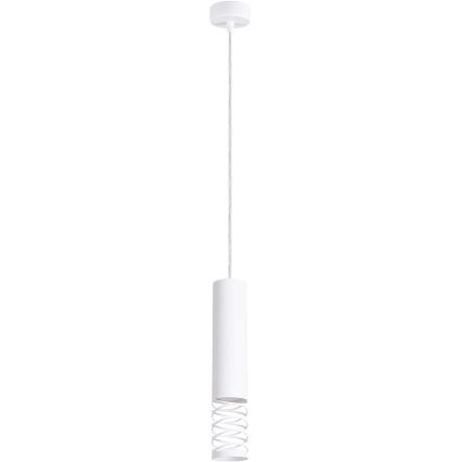 Csillár zsinóron LAMI 1xGU10/10W/230V fehér