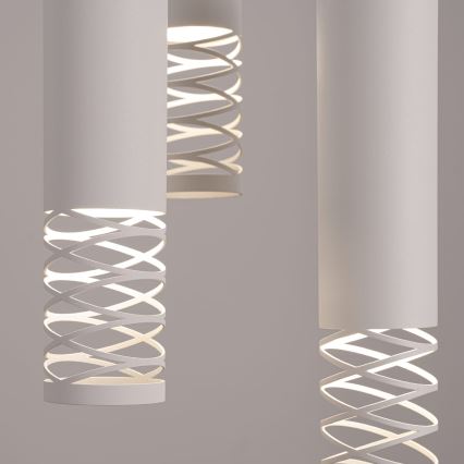 Csillár zsinóron LAMI 3xGU10/10W/230V fehér