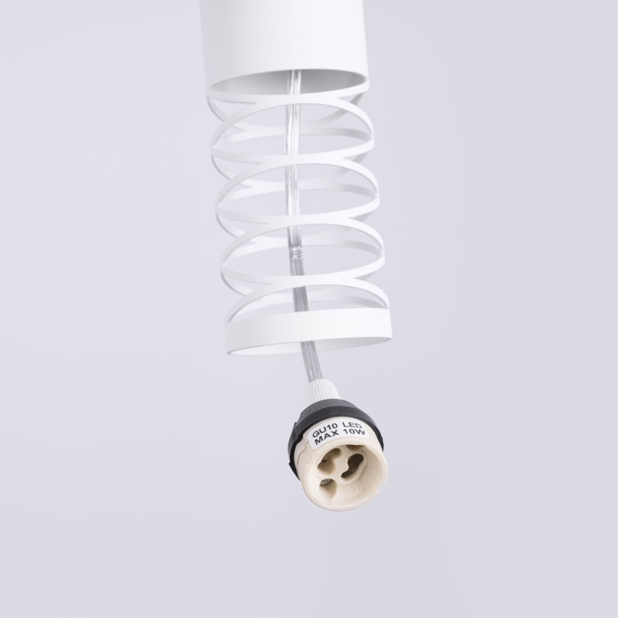 Csillár zsinóron LAMI 3xGU10/10W/230V fehér