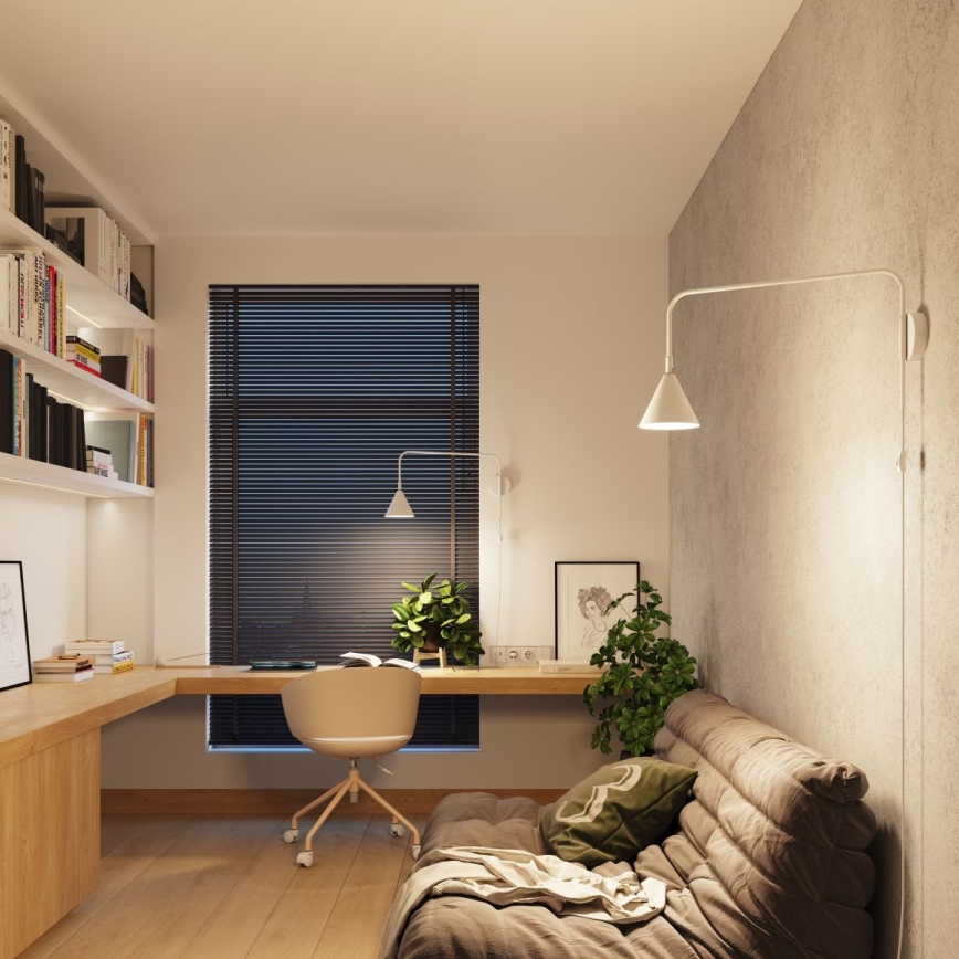 Fali lámpa NOX 1xE14/10W/230V fehér