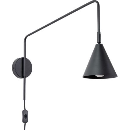 Fali lámpa NOX 1xE14/10W/230V fekete