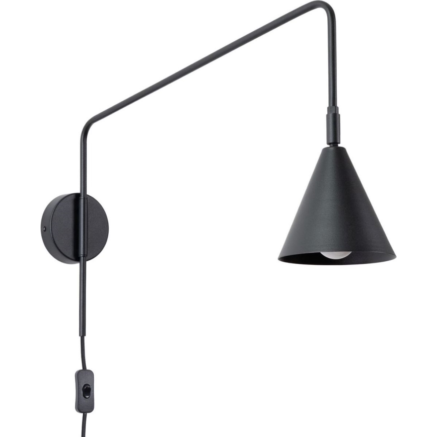 Fali lámpa NOX 1xE14/10W/230V fekete