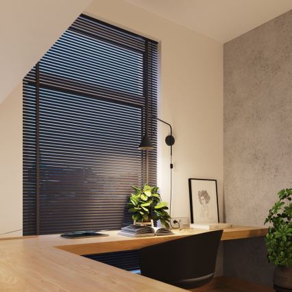 Fali lámpa NOX 1xE14/10W/230V fekete