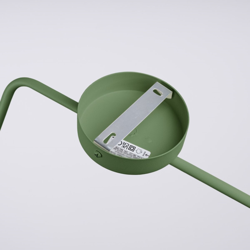 Fali lámpa NOX 1xE14/10W/230V zöld