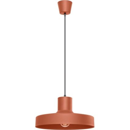 Csillár zsinóron BILO 1xE27/15W/230V átm. 35 cm narancs