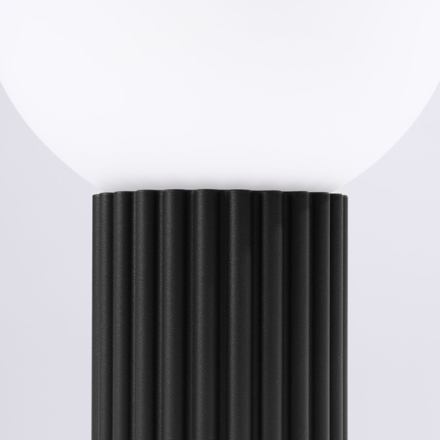 Asztali lámpa HALO 1xG9/8W/230V átm. 12 cm fekete