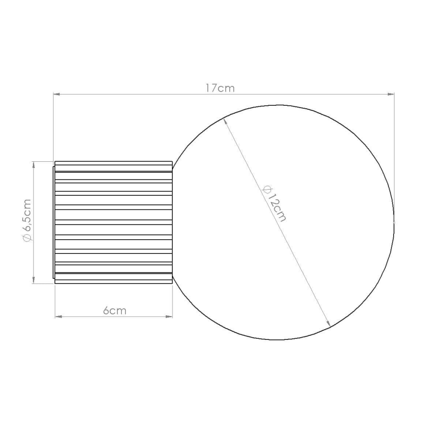 Fürdőszobai fali lámpa HALO 1xG9/8W/230V átm. 12 cm IP44 narancs