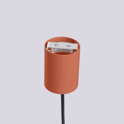Csillár zsinóron HALO 1xG9/8W/230V átm. 12 cm narancs