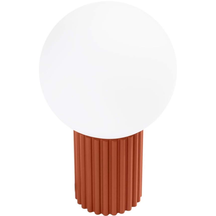 Asztali lámpa HALO 1xG9/8W/230V átm. 12 cm narancs