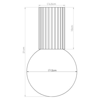 Fürdőszobai mennyezeti lámpa HALO 1xG9/8W/230V átm. 12 cm IP44 barna