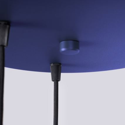Csillár zsinóron HALO 3xG9/8W/230V átm. 25 cm kék