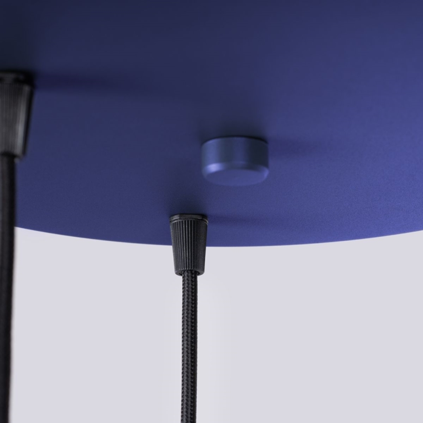 Csillár zsinóron HALO 3xG9/8W/230V átm. 25 cm kék