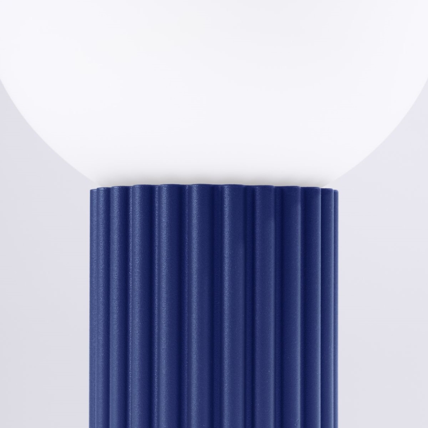 Asztali lámpa HALO 1xG9/8W/230V átm. 12 cm kék