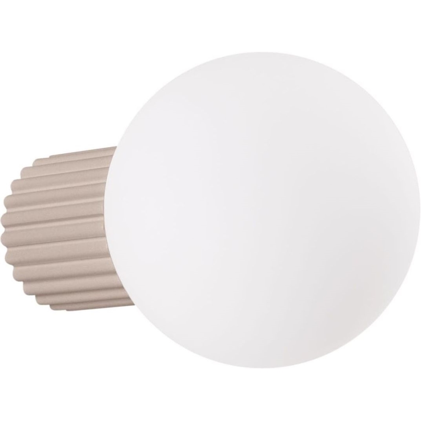 Fürdőszobai fali lámpa HALO 1xG9/8W/230V átm. 12 cm IP44 bézs