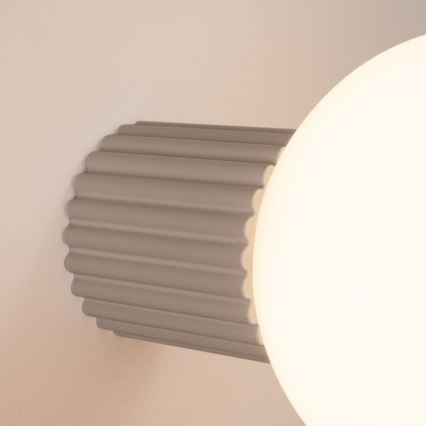 Fürdőszobai fali lámpa HALO 1xG9/8W/230V átm. 12 cm IP44 bézs