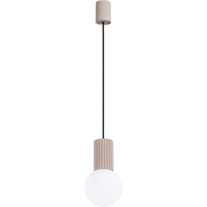 Csillár zsinóron HALO 1xG9/8W/230V átm. 12 cm bézs