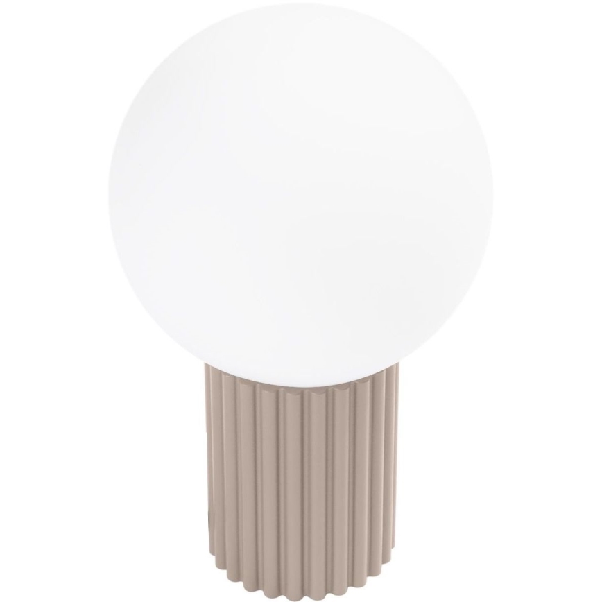 Asztali lámpa HALO 1xG9/8W/230V átm. 12 cm bézs
