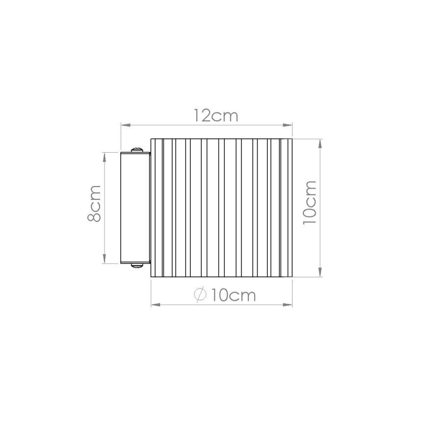Fali lámpa AURA 1xG9/10W/230V fehér