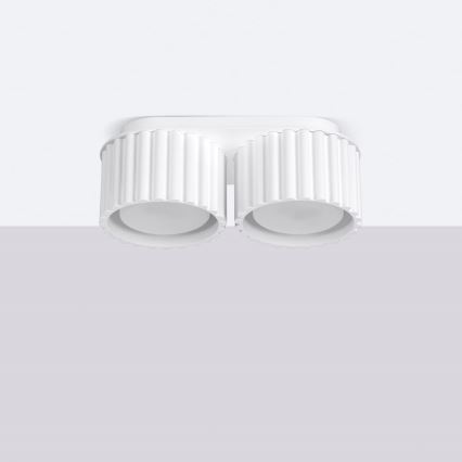 AURA 2xGX53/10W/230V fehér spotlámpa