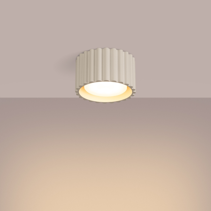 AURA krémszínű spotlámpa, 1xGX53/10W/230V, 6 cm