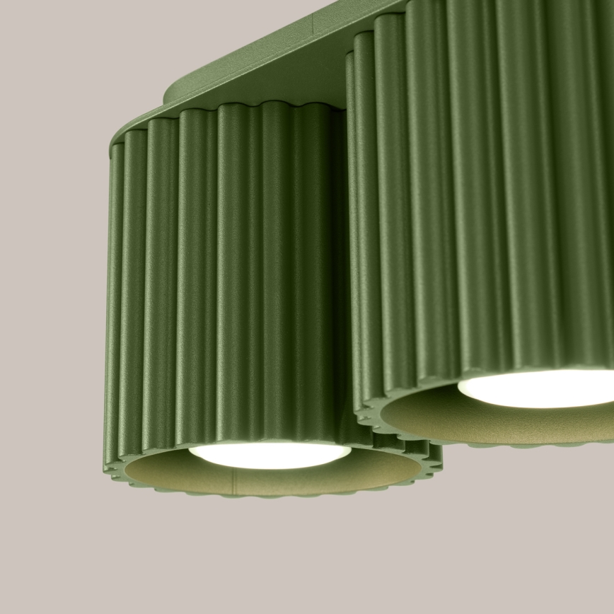 AURA spotlámpa 2xGU10/10W/230V zöld