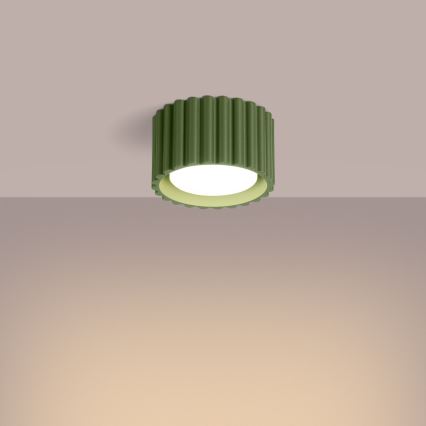 Spotlámpa AURA 1xGX53/10W/230V 6 cm zöld